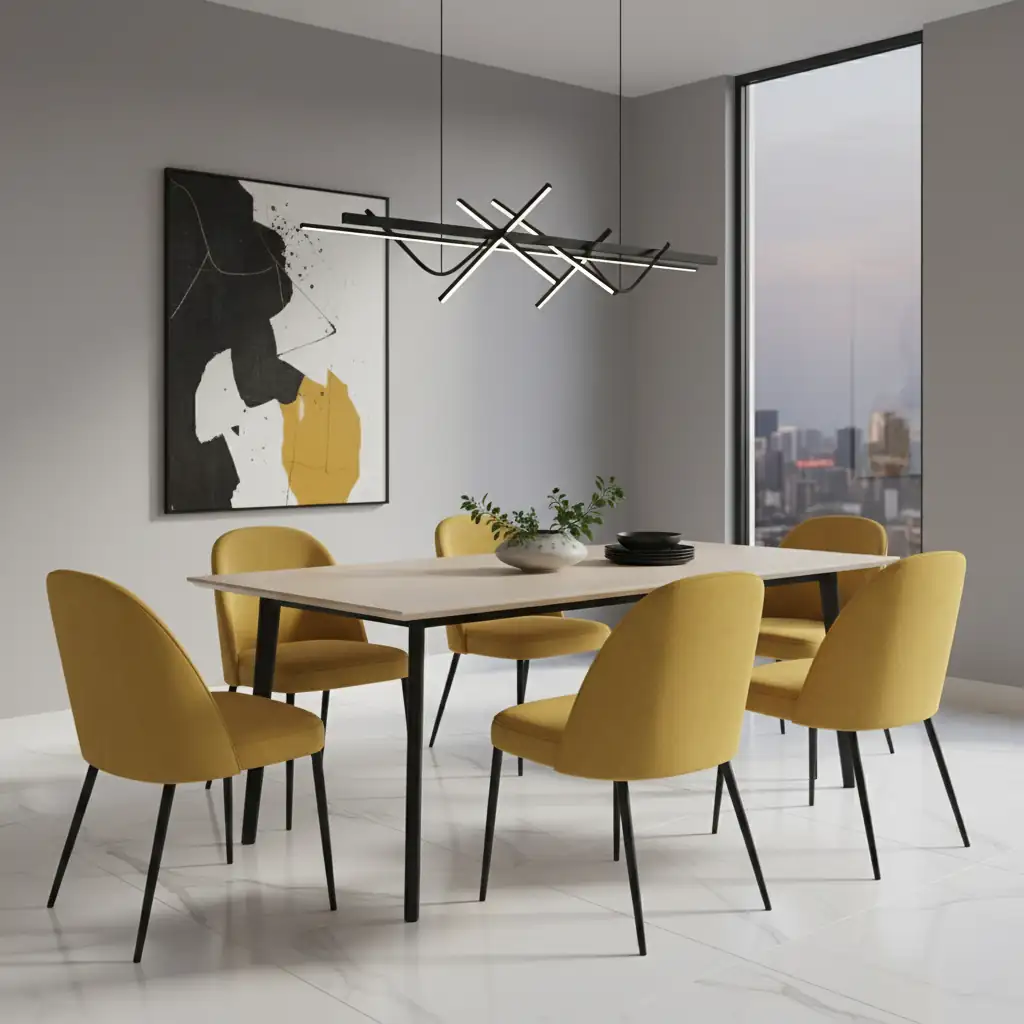 Modern dining space