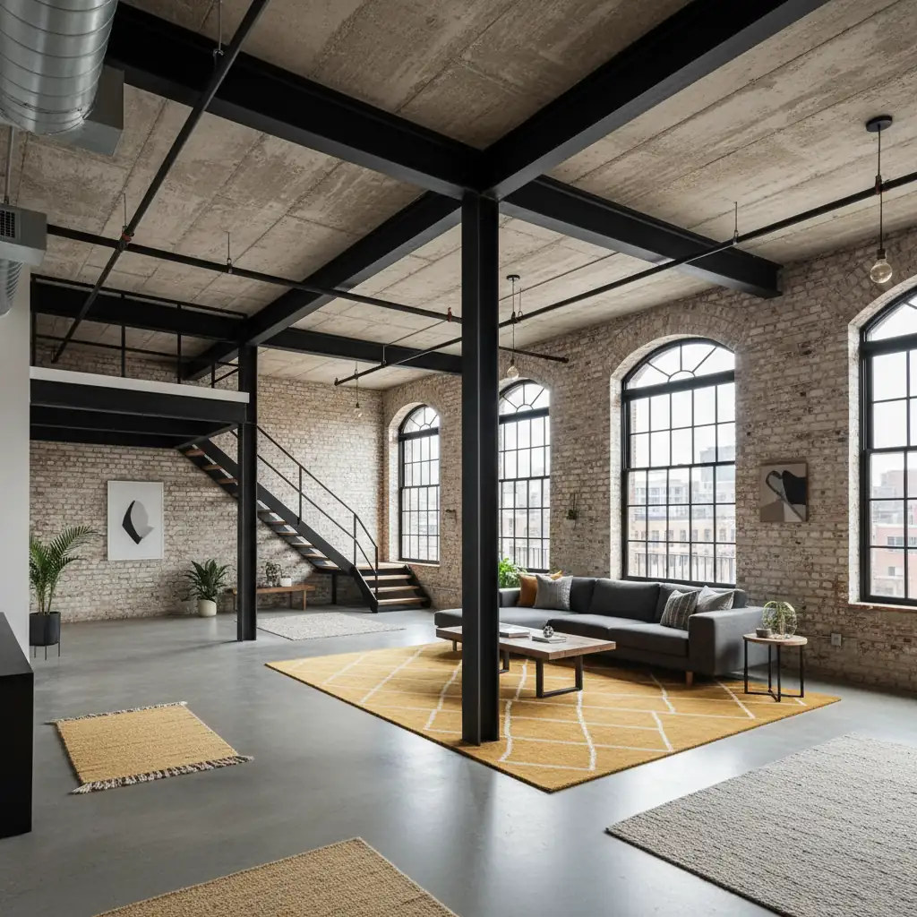 Modern loft interior